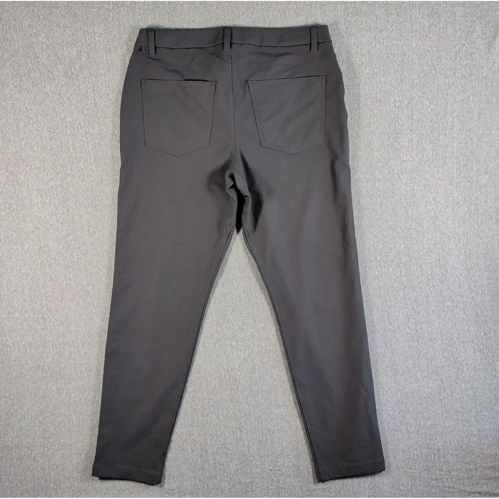 LULULEMON ABC 32x29 Black Warpstreme Slim-Fit 5‎ Pocket Pants LM5ALWS Excellent